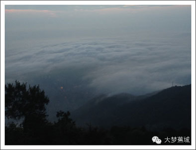 南漈山顶观云海